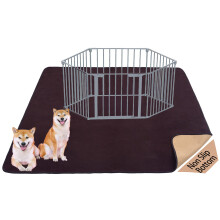 Extra Large Washable Pee Pads for Dogs Reusable Dog Floor Mats 60"""" x 60"""" Non Slip Puppy Training Pad Whelping Pads for Guinea Pigs Bunnies Cats