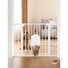 Babelio Babygitter mit automatischer Schlieung und Katzentr, 2943 Zoll, Metallgitter fr Tr, Treppe, Haus, einfacher Durchgang mit Haustiert