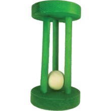 A&E Cage Company 52400982: Toy Wood Cylinder Pussel W/Ball