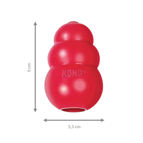 KONG KONG Classic Hundespielzeug Rot Medium 2