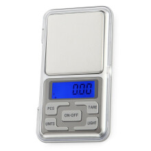 Hochpräzise, tragbare Miniwaage mit Edelstahlplattform, digitale Schmuckwaage für vielseitige Wiegeanforderungen, LCD-Display, Multifunktionswaage