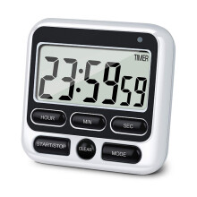 Timer da cucina digitale, funzione di memoria, allarme forte per non perdere mai un colpo, modalità silenziosa per avvisi discreti, ideale per