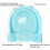 Baby Bath Mat, Adjustable Newborn Baby Mesh Bathtub Seat, Comfortable Bath 1
