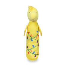 Jordntter fr husdjur Woodstock Holiday Bobo Body Large Dog Toy | Plysch Woodstock Tangled Holiday Lights Christmas Piper Dog Chew Toy | Plysch