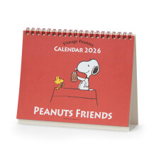 Sanrio Ringkalender 2026 Snoopy Papiertischplatte 62222
