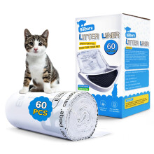 Bilibara alomdoboz blstska, amely kompatibilis a 3. s 4. macskaalommal 60 csomag Extra vastag hulladkzskok ntisztul Pet Kitty alomdoboz fi