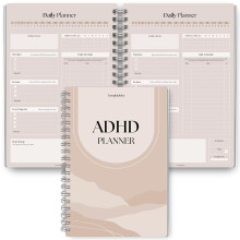 Agenda giornaliera ADHD per adulti neurodivergenti - Agenda giornaliera sulla produttivit? e gestione delle attivit? per rimanere organizzati e c