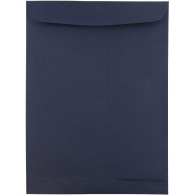 Buste premium per catalogo aperto JAM PAPER 9 x 12 - Blu navy - Confezione da 250 pz./scatola