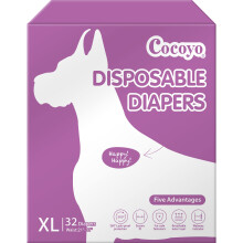 COCOYO Pannolini usa e getta per cani Pannolini per cagnolini femminili Pannolini per cuccioli femminili Indicatore di umidit? traspirante super