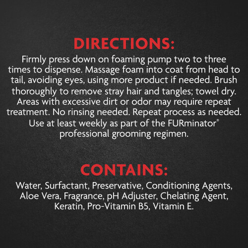 Furminator FURminator Shampoo schiumogeno deShedding senza risciacquo per gatti 8,5 once 1
