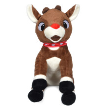 Rudolph The Red-Nosed Reindeer Toys for Dogs - 9"""" Plush Rudolph Squeaker Dog Toy Chew Dog Toys - Holiday Toys for Pets Christmas Dog Toys Rudolph