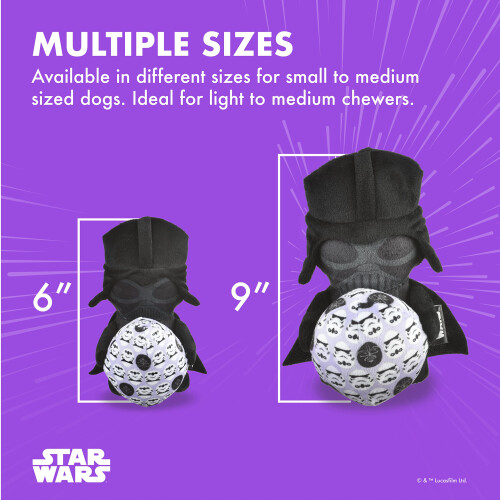 Star Wars STAR WARS Pasqua 9" Giocattolo Squeaker Darth Vader per Cani 1