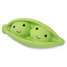 Petface Latex Pea Pod Soft Chew Dog Toy, Large
