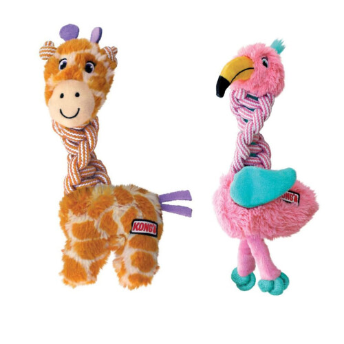 KONG Knots Twists (Giraffe/Flamingo) - for Medium/Large dogs (1 supplied) 2