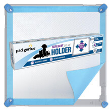 Pee Pad Holder - Fits Perfectly to All M/L/XL Pads 100% of Urine Stays on Pad Integrated Locking Pad Grips Holder Secures to Floor - No Dragging