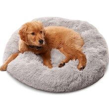Active Pets Small Lt Grey Dog Bed for up to 25lbs Calming Orthopedic Pet Bedding for Anxiety Relief Joint Support & Comfort Washable Dog Furniture