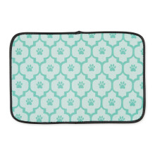 Tappetino per animali domestici ultra assorbente lavabile in lavatrice a secco, 12 x 18 cm, reticolo verde