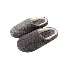 Women Men Winter Fluffy Fleece Indoor Slippers, Sizes 36-45, Pink Red Grey