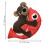 KONG KONG Pull-A-Partz Pals 2 Speelgoed in 1 Hondenspeeltje (Beer) 3
