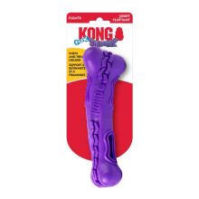 KONG Squeezz Flex Bone - Flexibele Treat & Chew Houder voor Honden - Interactief Speelgoed voor Fetch