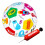 Crayola Offizieller Crayola-Fuball  Unisex-Kinder  CRAY92BL Element Gre 5 1