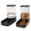 Elevon Automatic Cat Feeder Gravity Foder og Vand Dispenser Sk?l S?t til sm? mellemstore hunde Dyr Pet Feeder Dispenser Opbevaringsfoder 3,8L Sto 1