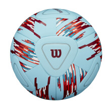 WILSON NCAA Vanquish Voetbal - Maat 5, Blauw/Rood/Wit