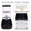 Elevon Automatic Cat Feeder Gravity Foder og Vand Dispenser Sk?l S?t til sm? mellemstore hunde Dyr Pet Feeder Dispenser Opbevaringsfoder 3,8L Sto 4