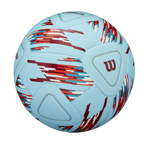 Wilson WILSON NCAA Vanquish Voetbal - Maat 5, Blauw/Rood/Wit 1