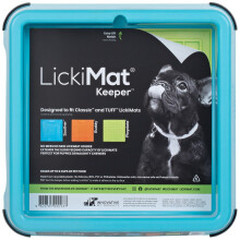 LICKIMAT Indoor Keeper Dog Feeding Station - Slow Feeder Lick Mat Keeper for Dogs Food Treats Yoghurt & Peanut Butter - Extend Licky Mats for Dogs