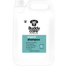 Shampoo per cani tropicale di Buddycare | Shampoo per la pulizia profonda dei cani | Profumato tropicale | con Aloe Vera e Pro Vitamina B5 (169,0