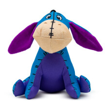 Buckle-Down Disney Hundespielzeug Winnie The Pooh I-Ah, sitzende Pose, blaues Haustierspielzeug aus ballistischem Nylonplsch