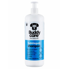 Shampoo per cani Bubblegum di Buddycare | Shampoo per la pulizia profonda dei cani | Profumato di gomma da masticare | con Aloe Vera e Pro Vitami