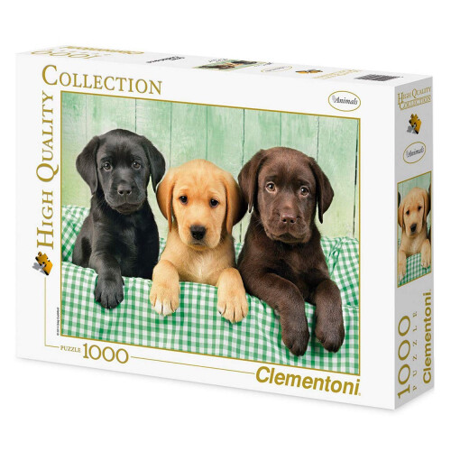 Clementoni Tre puzzle Labrador 1000 pezzi per adulti 2