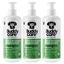 Buddycare Shed Control Shampoo per cani profumato all'aloe e alla citronella | con Aloe Vera e Pro Vitamina B5 (50,72 once)
