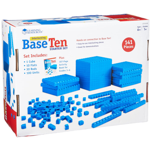 Learning Resources Learning Resources Interlocking Base Ten Starter Set