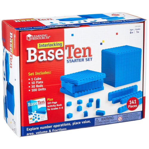 Learning Resources Learning Resources Interlocking Base Ten Starter Set 1