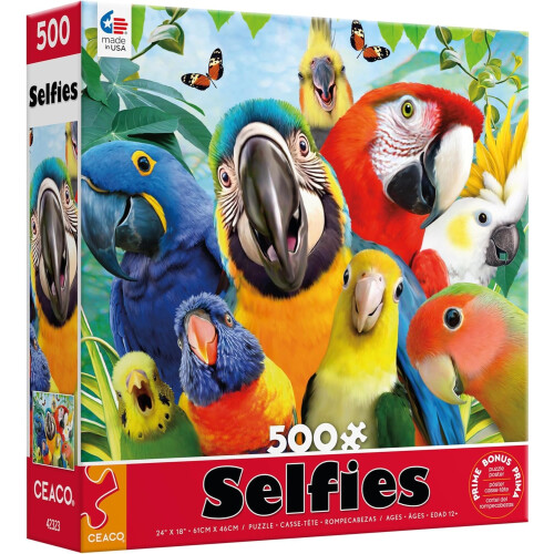 Ceaco - Selfie - Pappagallo Perfetto - Puzzle da 500 pezzi
