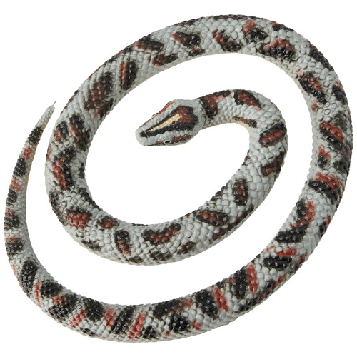 Wild Republic Rock Python, Gummislang Leksak, Gåvor till Barn, Pedagogiska Leksaker, 66 cm, Multi