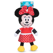 Disney para mascotas Minnie Mouse juguete de peluche para perro chilln de 9 pulgadas | Juguete chirriador de peluche para perros inspirado en Mi