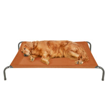 FurHaven Elevated Pet Cots - Cooling & Breathable Nylon Mesh Hammock for Large Dogs/Easy-to-Assemble / / Durable and Reinforced/Perfect for Rest & Re
