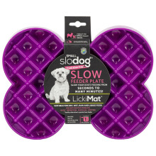 LickiMat Small Slodog Suitable for Wet Food Raw Food Kibble and Treats. Perfect Feeder for Small and Medium-Sized Dogs. No Gulp and No Frustration.