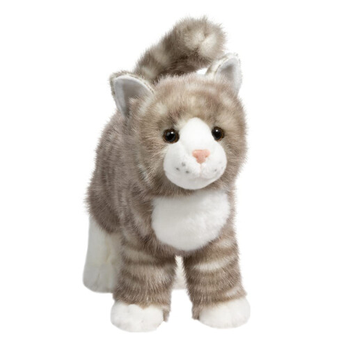 Douglas Douglas Zipper Graue Tabby Katze Plüsch Stofftier 1