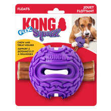 KONG Squeezz Flex Bal - Flexibele Treat & Chew Houder voor Honden - Interactief Hondenspeelgoed