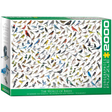 Eg82200821 - Eurographics Puzzle 2000 Pc - the World of Birds, by Sibley