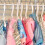 Sophia's - 18" Poppen - 7 1/2" Plastic Display Hangers - Wit 2