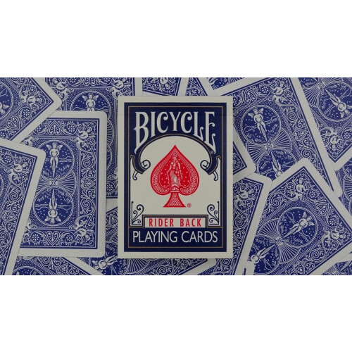 (Red & Blue, Single) Bicycle Deck Poker Size 2