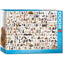 EuroGraphics Le Monde des Chiens Puzzle (2000 Pièces)