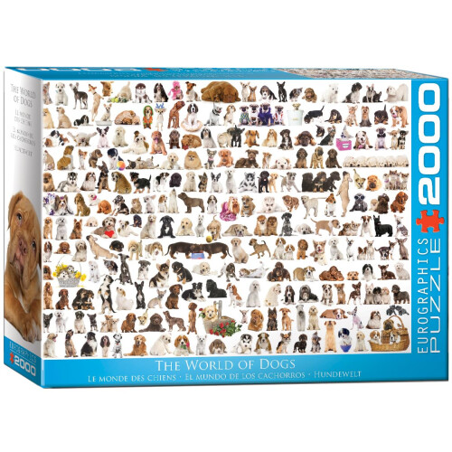 EuroGraphics Le Monde des Chiens Puzzle (2000 Pièces)
