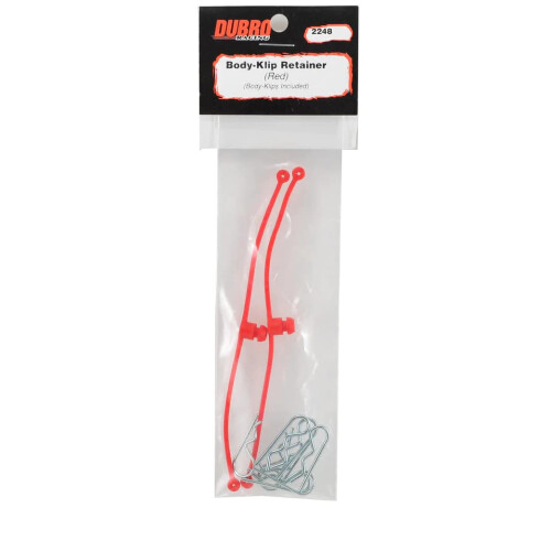 Dubro Products DUB2248 Body Klip Retainers - Red 2